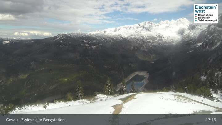 Archiv Foto Webcam Gosau: Zwieselalm Panorama Jet