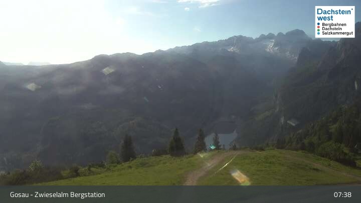 Archiv Foto Webcam Gosau: Zwieselalm Panorama Jet