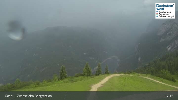 Archiv Foto Webcam Gosau: Zwieselalm Panorama Jet