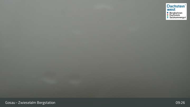 Archiv Foto Webcam Gosau: Zwieselalm Panorama Jet