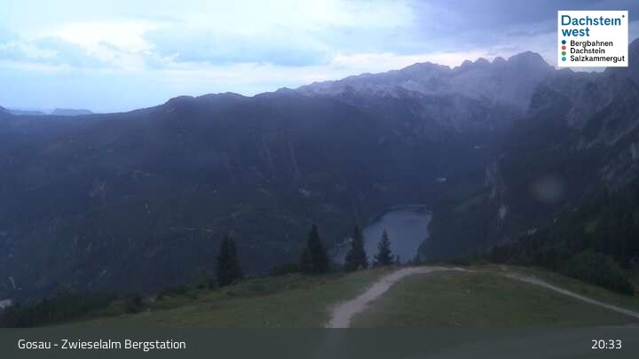 Archiv Foto Webcam Gosau: Zwieselalm Panorama Jet