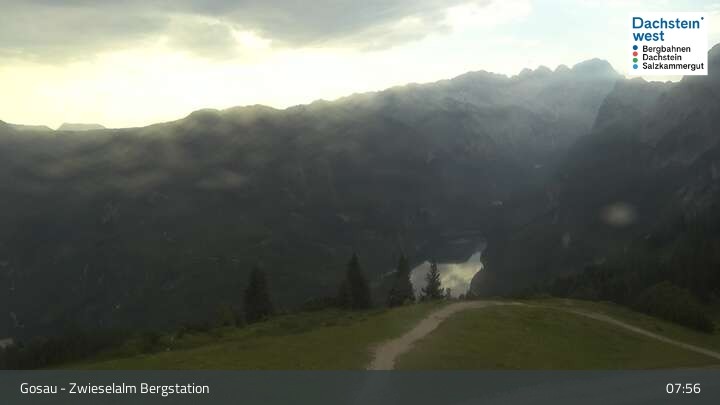 Archiv Foto Webcam Gosau: Zwieselalm Panorama Jet