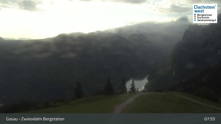 Archiv Foto Webcam Gosau: Zwieselalm Panorama Jet