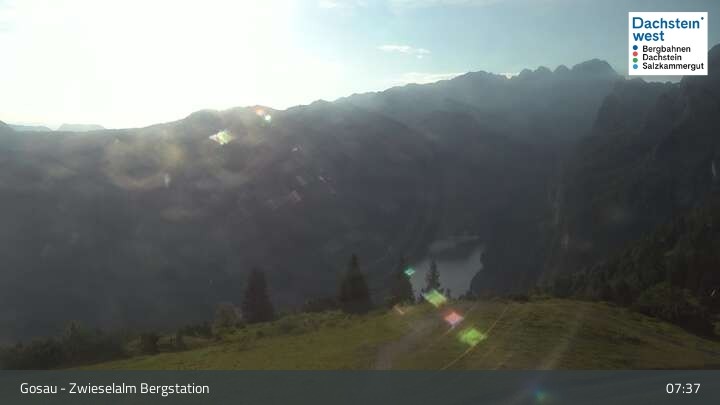 Archiv Foto Webcam Gosau: Zwieselalm Panorama Jet