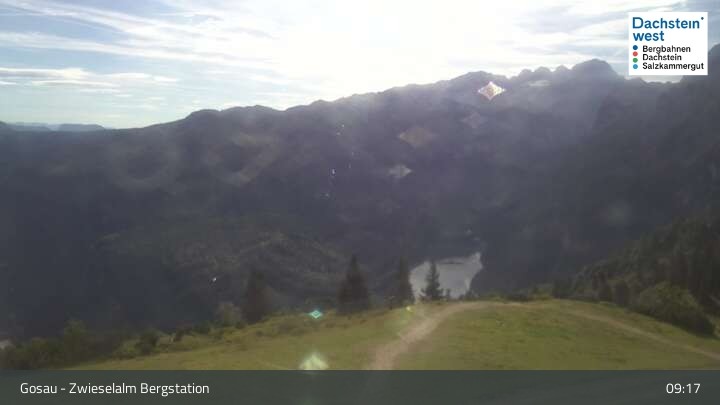 Archiv Foto Webcam Gosau: Zwieselalm Panorama Jet