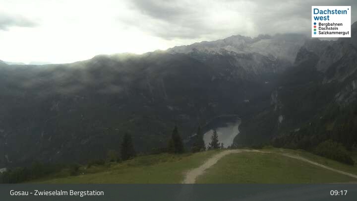 Archiv Foto Webcam Gosau: Zwieselalm Panorama Jet