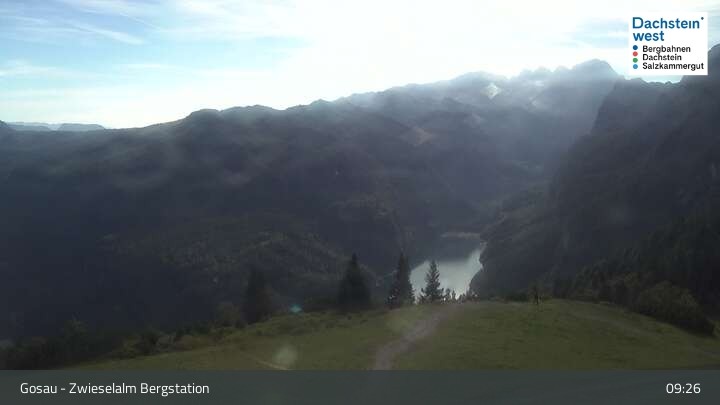 Archived image Webcam Gosau: Top station Panorama Jet Zwieselalm