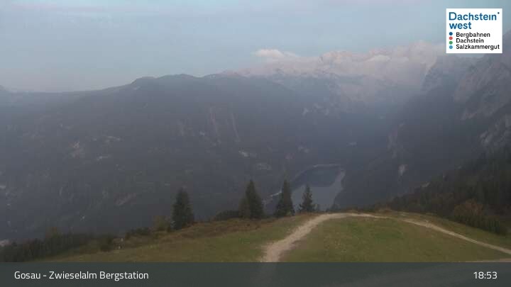 Archived image Webcam Gosau: Top station Panorama Jet Zwieselalm