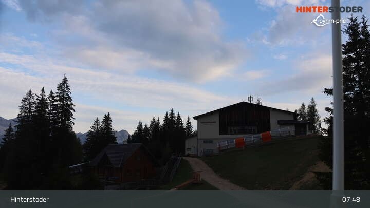 Archiv Foto Webcam Hinterstoder - Hössbahn Bergstation - Huttererböden