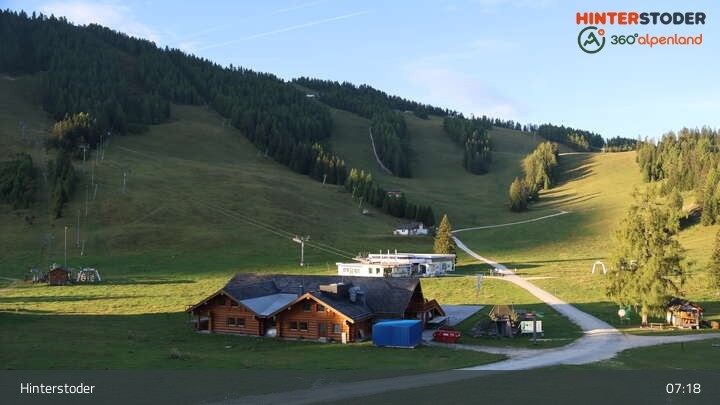 Archiv Foto Webcam Hinterstoder - Hössbahn Bergstation - Huttererböden