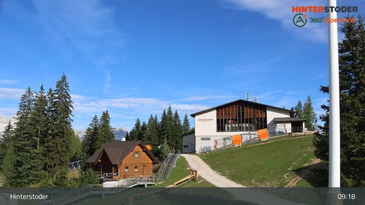 Archiv Foto Webcam Hinterstoder - Hössbahn Bergstation - Huttererböden