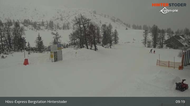 Archived image Webcam Hinterstoder Höss-Express Top Station