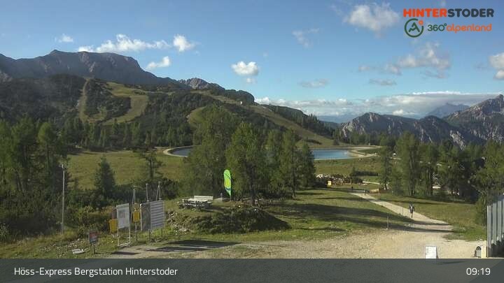 Archiv Foto Webcam Hinterstoder Höss-Express Bergstation