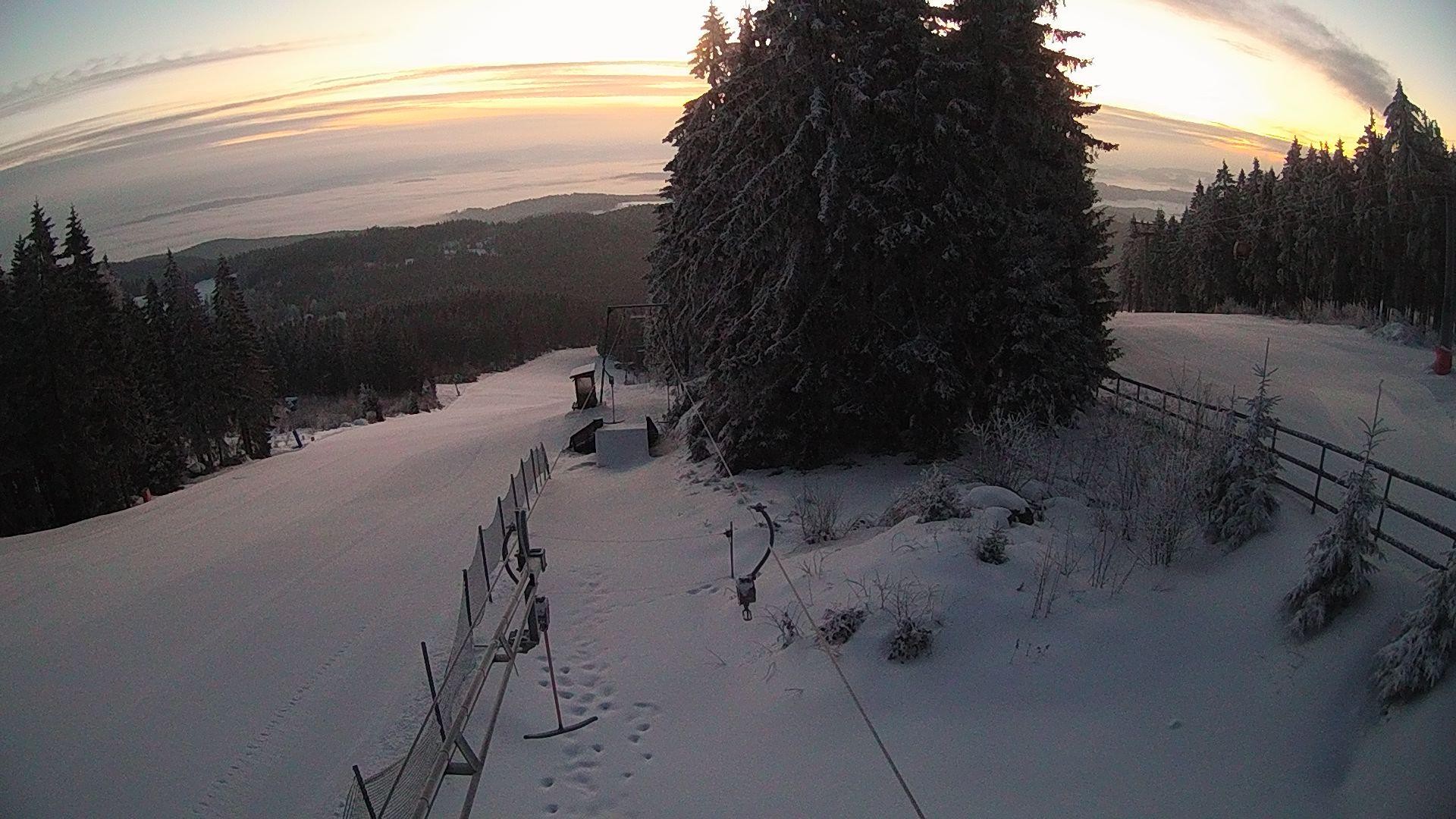 Archiv Foto Webcam Bergstation Sternsteinlifte im Mühlviertel
