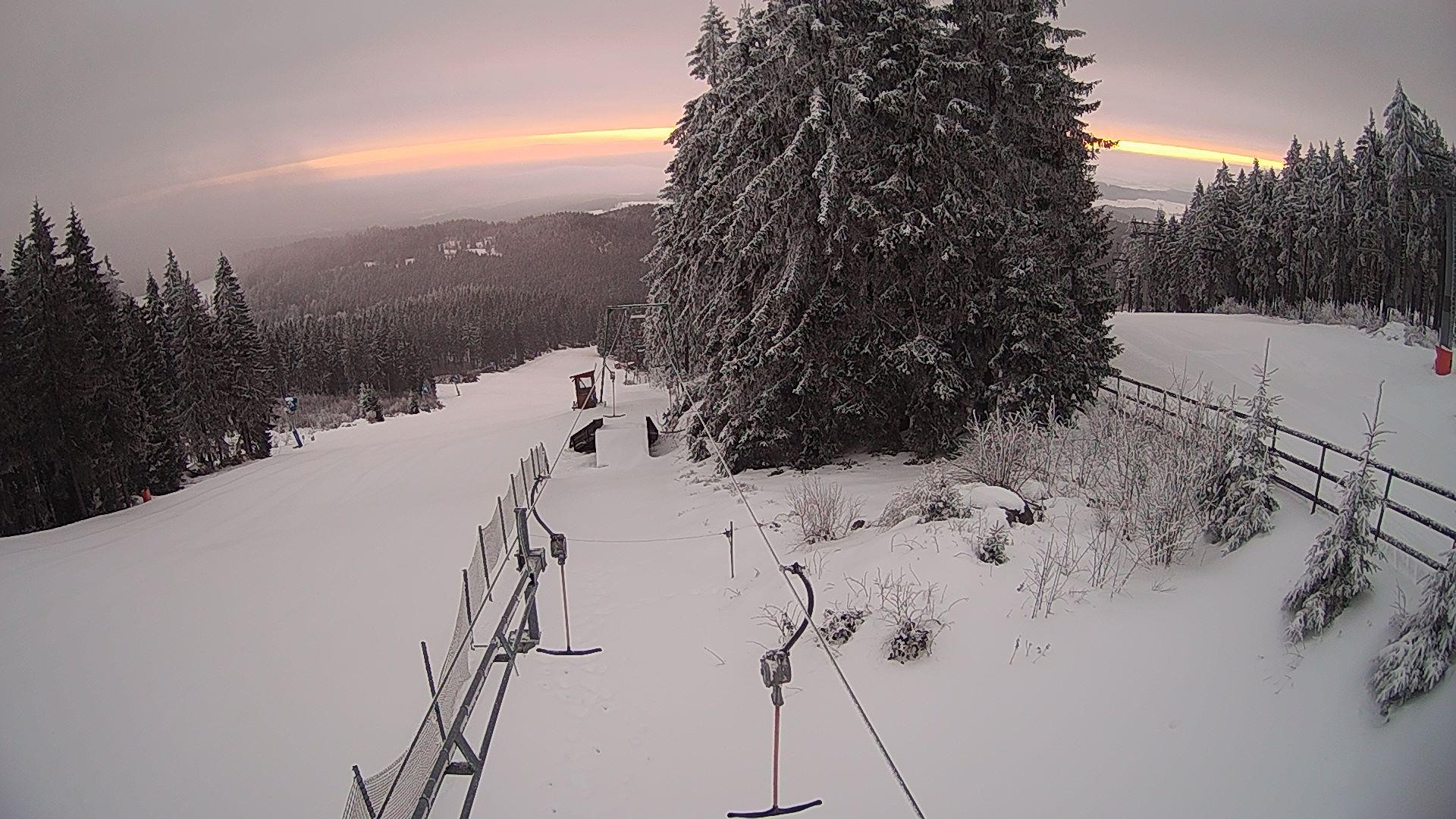 Archiv Foto Webcam Bergstation Sternsteinlifte im Mühlviertel