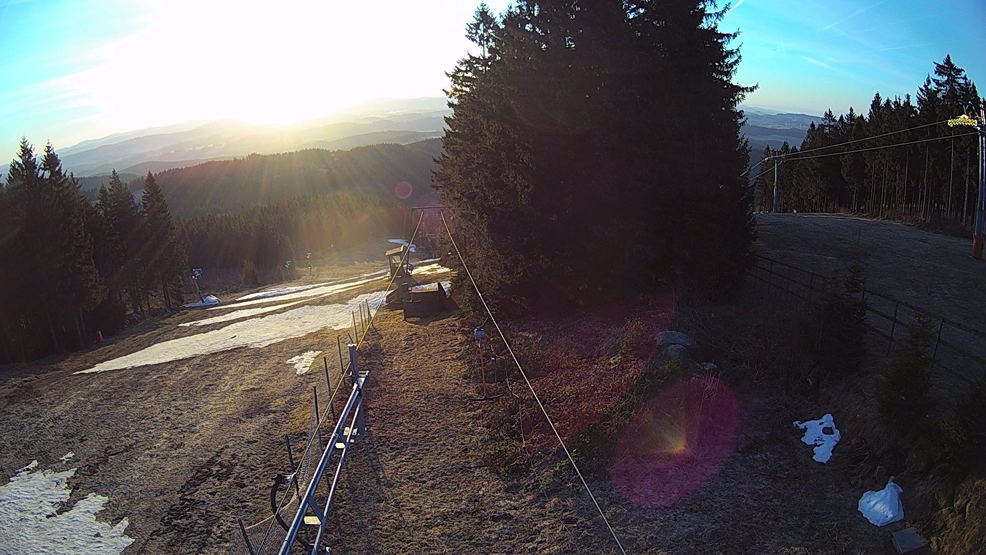 Archiv Foto Webcam Bergstation Sternsteinlifte im Mühlviertel