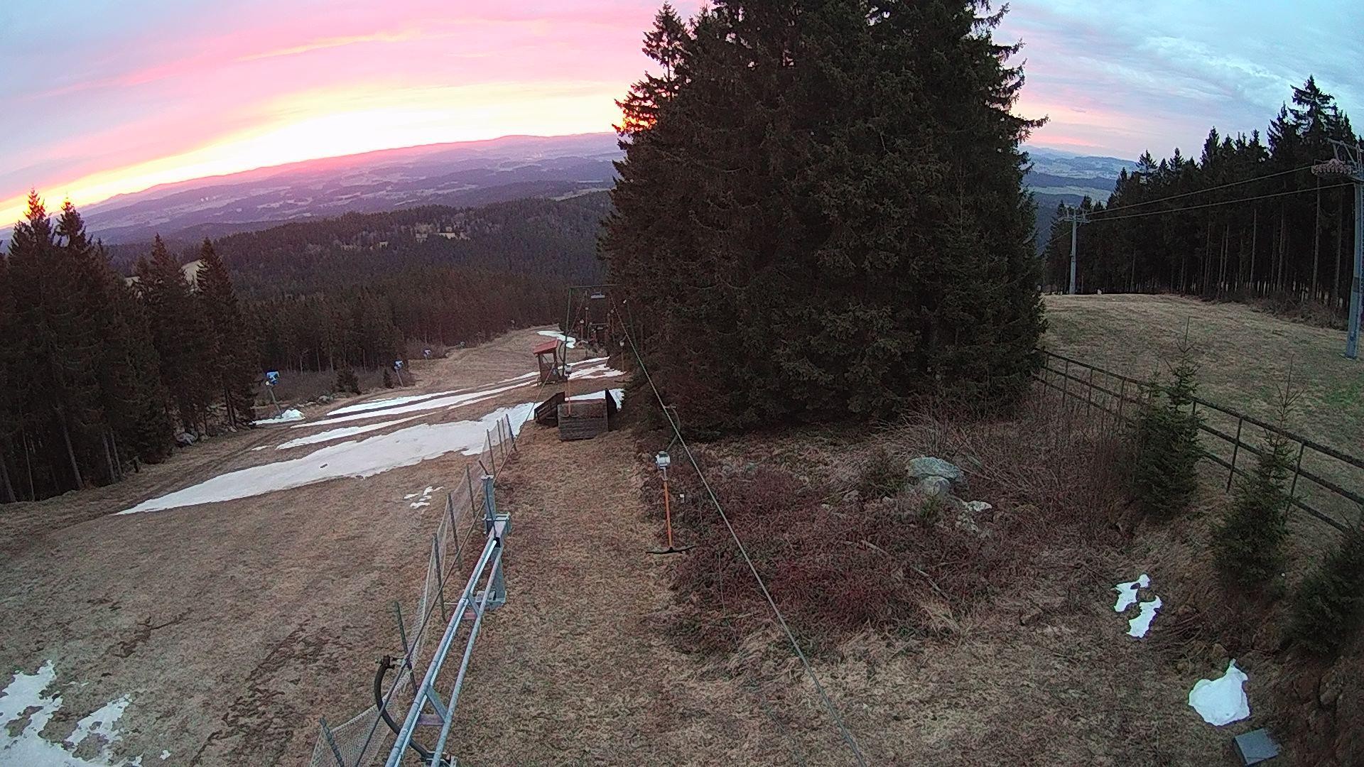 Archiv Foto Webcam Bergstation Sternsteinlifte im Mühlviertel