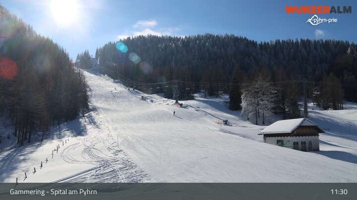 Archiv Foto Webcam Spital am Pyhrn - Gamering - Hahnlgraben