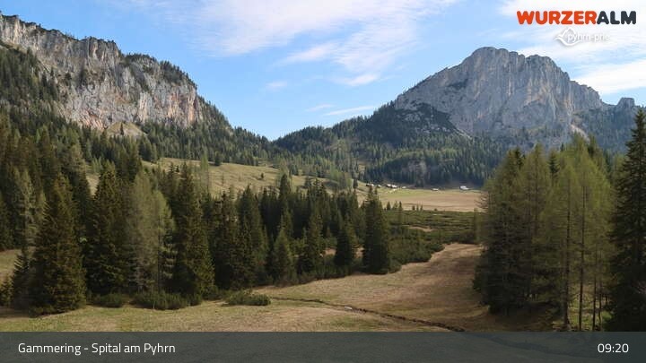 Archiv Foto Webcam Spital am Pyhrn - Gamering - Hahnlgraben