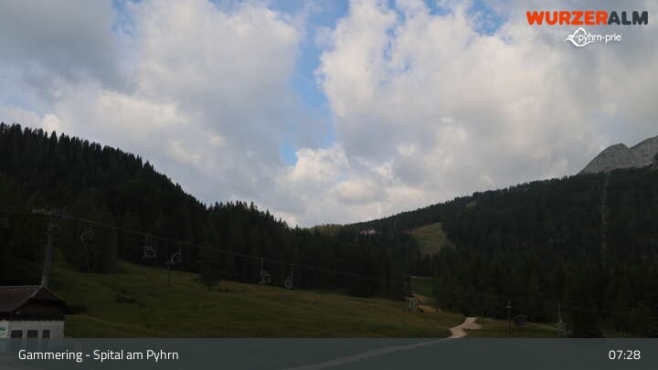 Archiv Foto Webcam Spital am Pyhrn - Gamering - Hahnlgraben