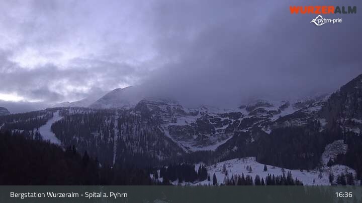 Archiv Foto Webcam Spital am Pyhrn - Wurzeralm Bärenhütte