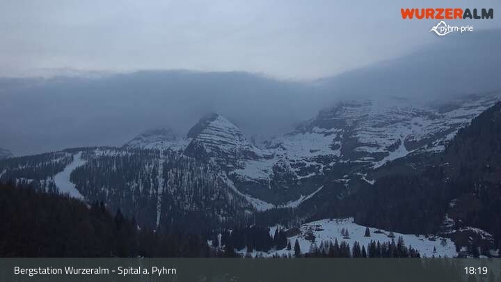 Archiv Foto Webcam Spital am Pyhrn - Wurzeralm Bärenhütte