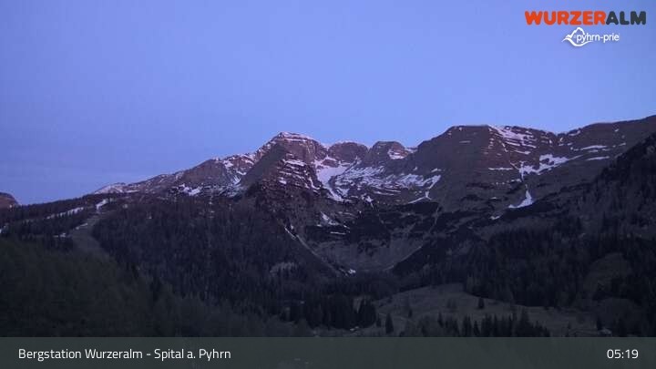 Archiv Foto Webcam Spital am Pyhrn - Wurzeralm Bärenhütte
