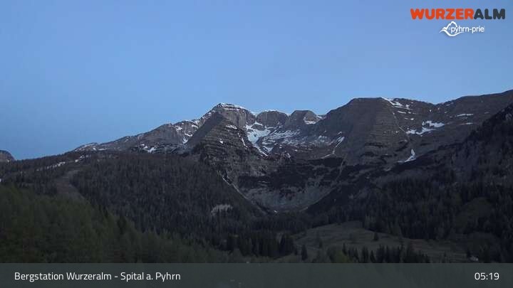 Archiv Foto Webcam Spital am Pyhrn - Wurzeralm Bärenhütte