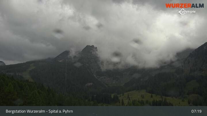 Archiv Foto Webcam Spital am Pyhrn - Wurzeralm Bärenhütte