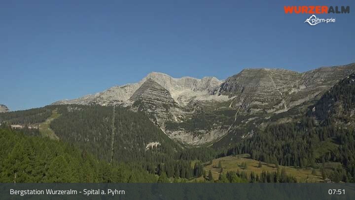 Archiv Foto Webcam Spital am Pyhrn - Wurzeralm Bärenhütte