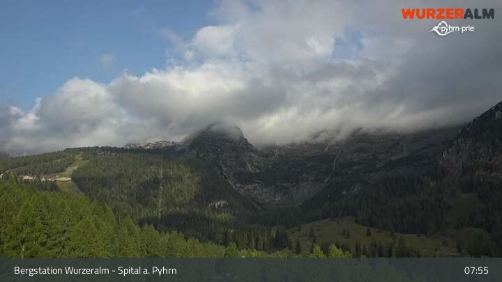 Archiv Foto Webcam Spital am Pyhrn - Wurzeralm Bärenhütte