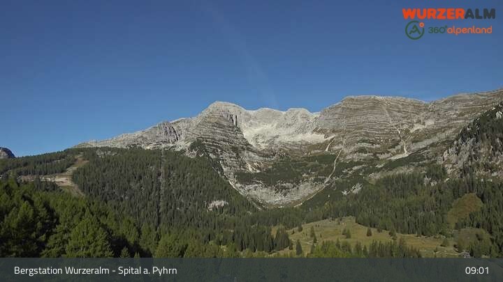Archiv Foto Webcam Spital am Pyhrn - Wurzeralm Bärenhütte