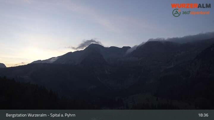 Archiv Foto Webcam Spital am Pyhrn - Wurzeralm Bärenhütte