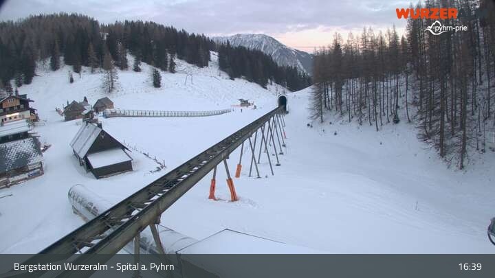 Archiv Foto Webcam Spital am Pyhrn - Bergstation Wurzeralm