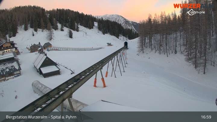 Archiv Foto Webcam Spital am Pyhrn - Bergstation Wurzeralm