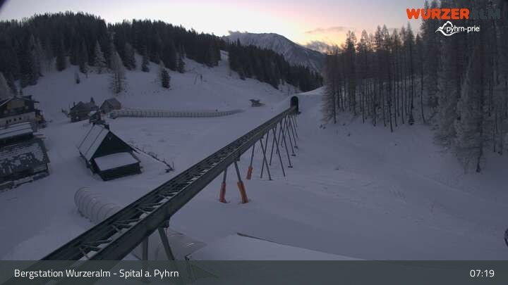 Archiv Foto Webcam Spital am Pyhrn - Bergstation Wurzeralm