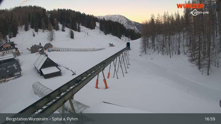 Archiv Foto Webcam Spital am Pyhrn - Bergstation Wurzeralm