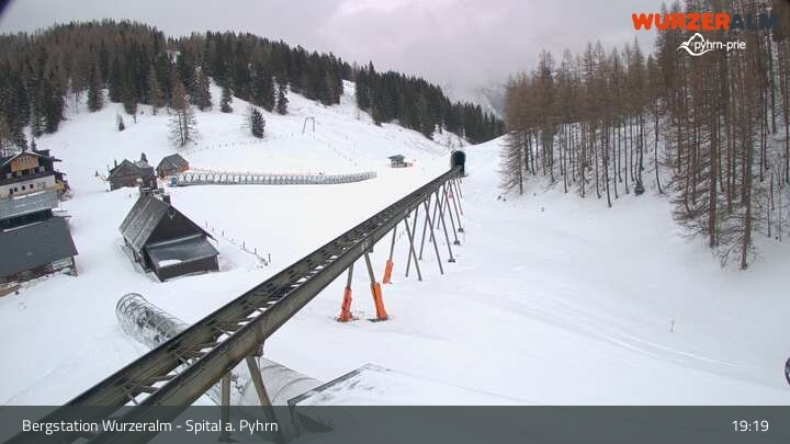 Archiv Foto Webcam Spital am Pyhrn - Bergstation Wurzeralm