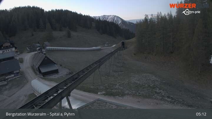 Archiv Foto Webcam Spital am Pyhrn - Bergstation Wurzeralm