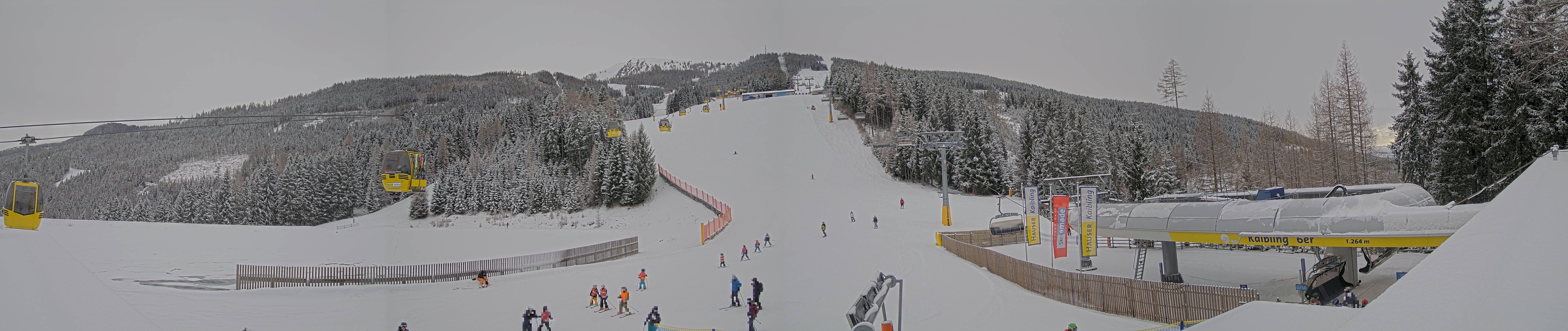 Archiv Foto Webcam Hauser Kaibling: Talstation Kaibling 6er