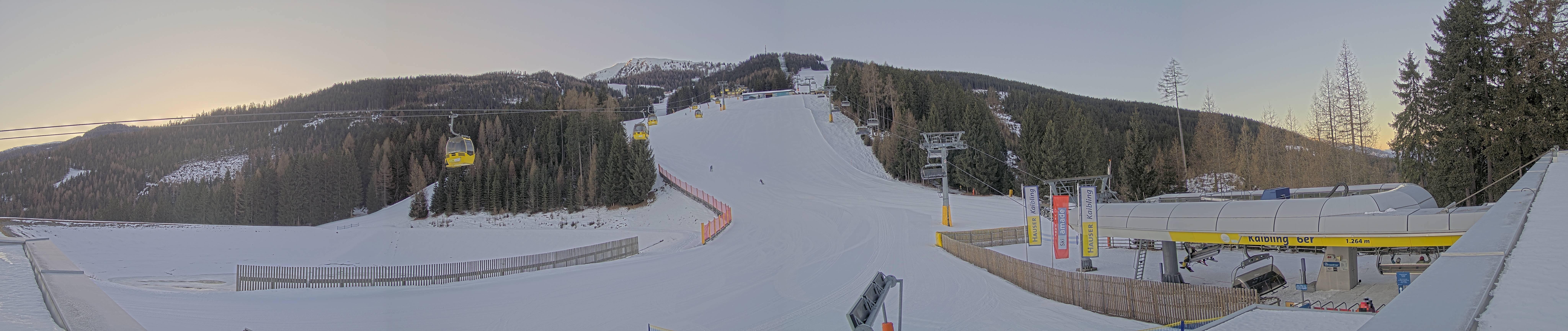 Archiv Foto Webcam Hauser Kaibling: Talstation Kaibling 6er