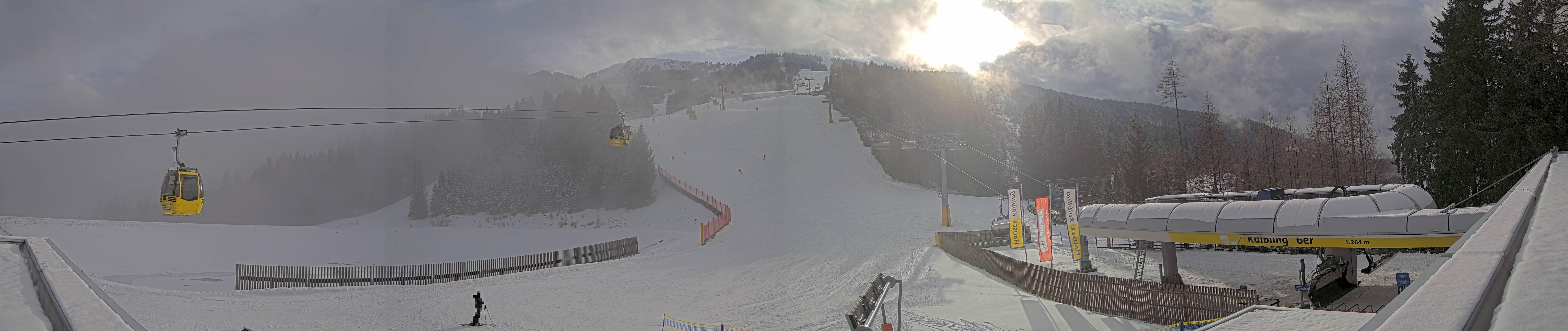 Archiv Foto Webcam Hauser Kaibling: Talstation Kaibling 6er