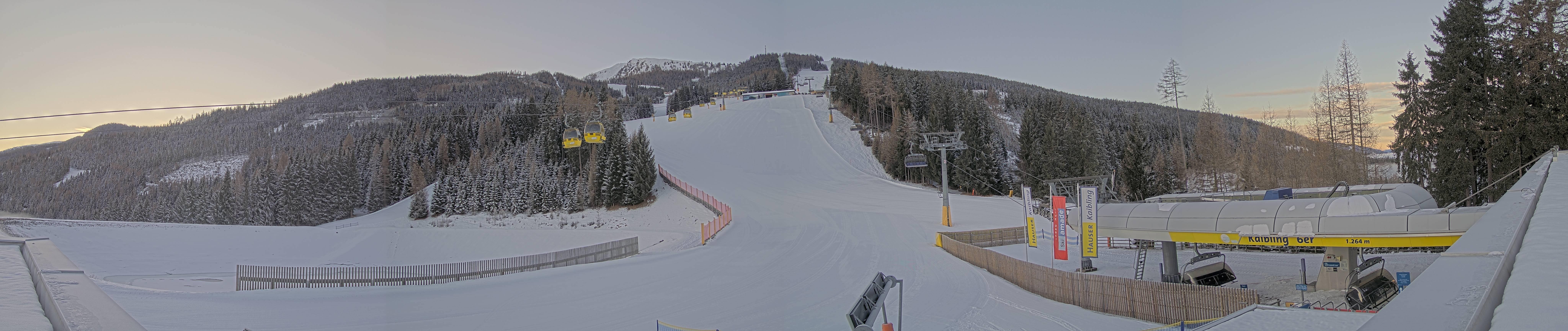 Archiv Foto Webcam Hauser Kaibling: Talstation Kaibling 6er