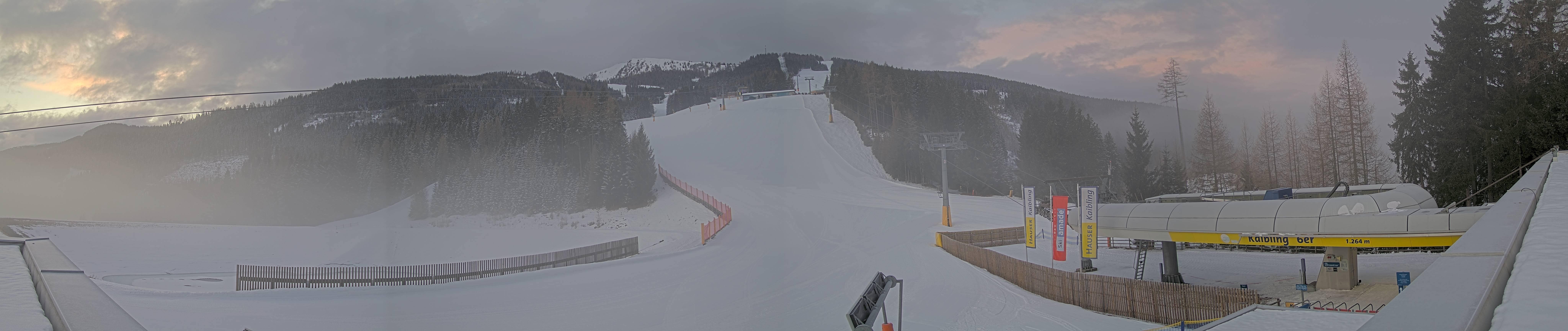 Archiv Foto Webcam Hauser Kaibling: Talstation Kaibling 6er