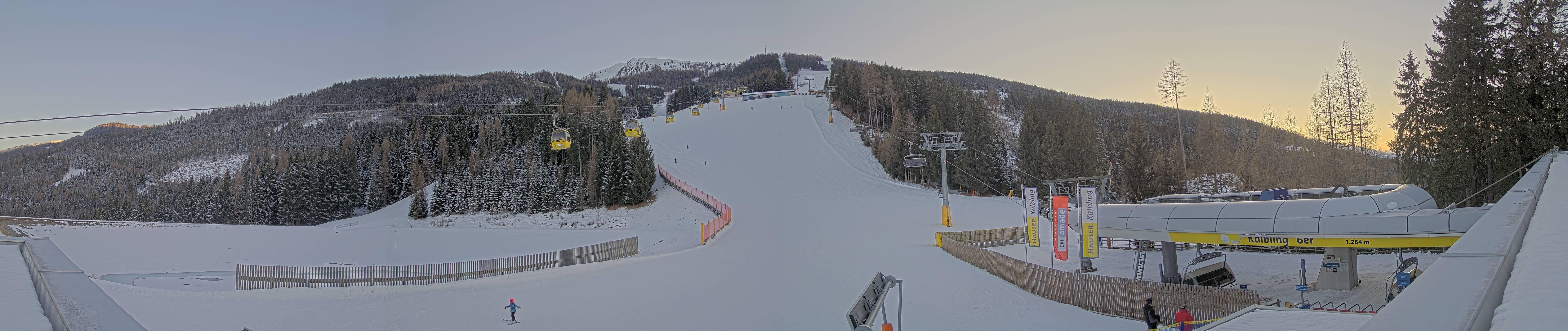 Archiv Foto Webcam Hauser Kaibling: Talstation Kaibling 6er