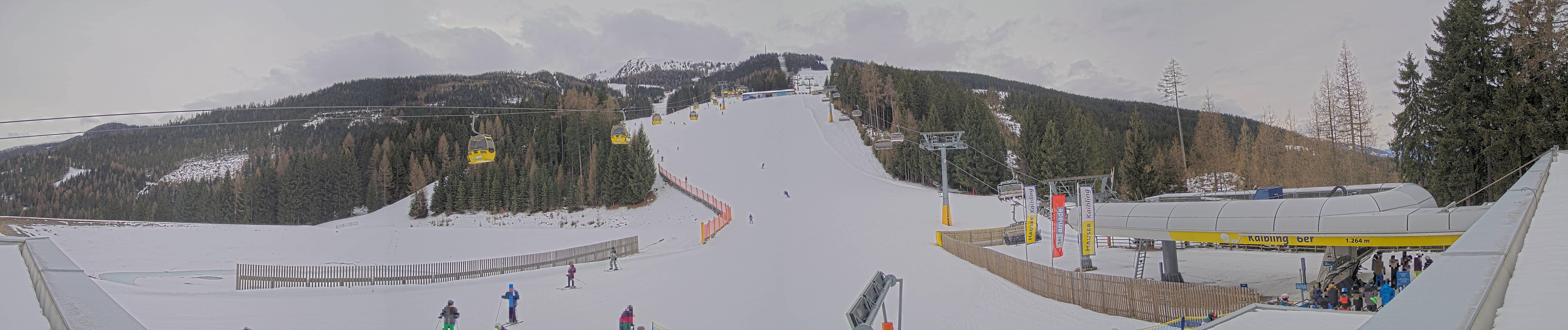 Archiv Foto Webcam Hauser Kaibling: Talstation Kaibling 6er