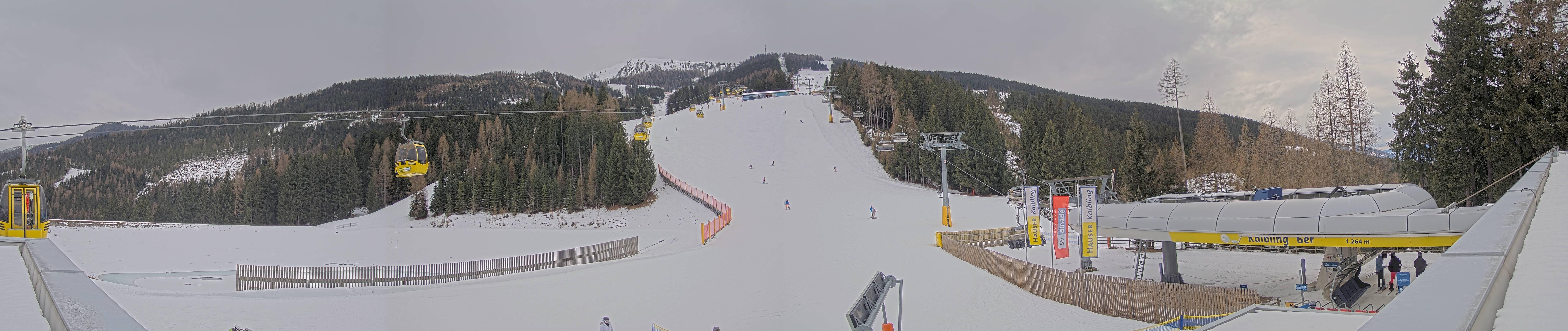 Archiv Foto Webcam Hauser Kaibling: Talstation Kaibling 6er