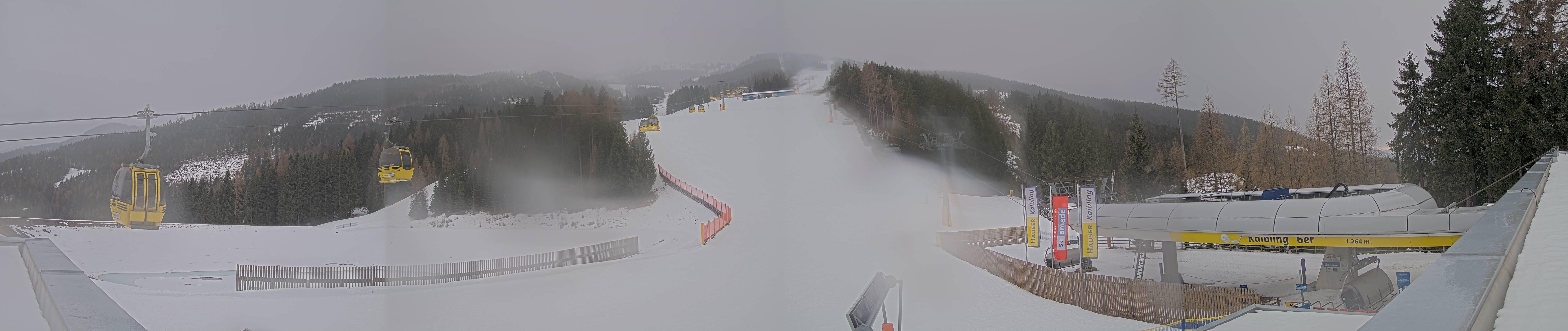 Archiv Foto Webcam Hauser Kaibling: Talstation Kaibling 6er