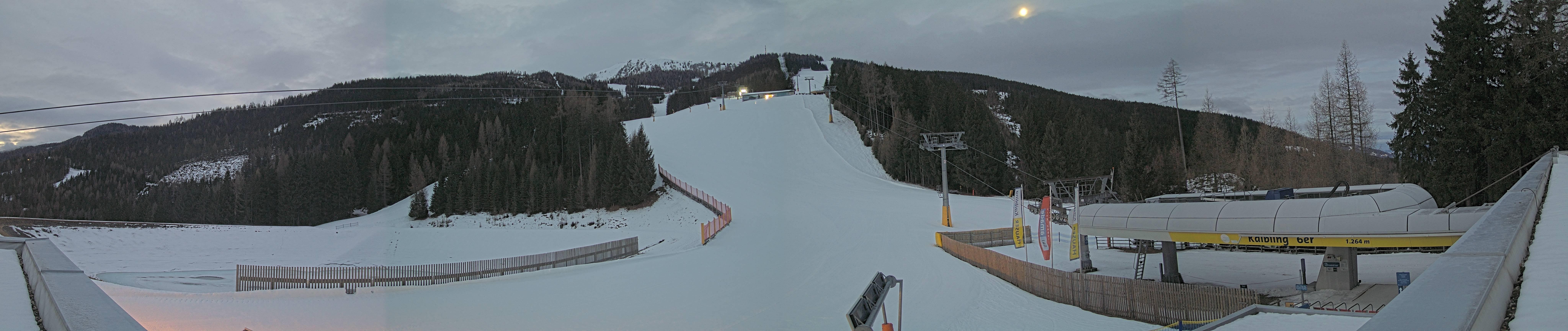 Archiv Foto Webcam Hauser Kaibling: Talstation Kaibling 6er