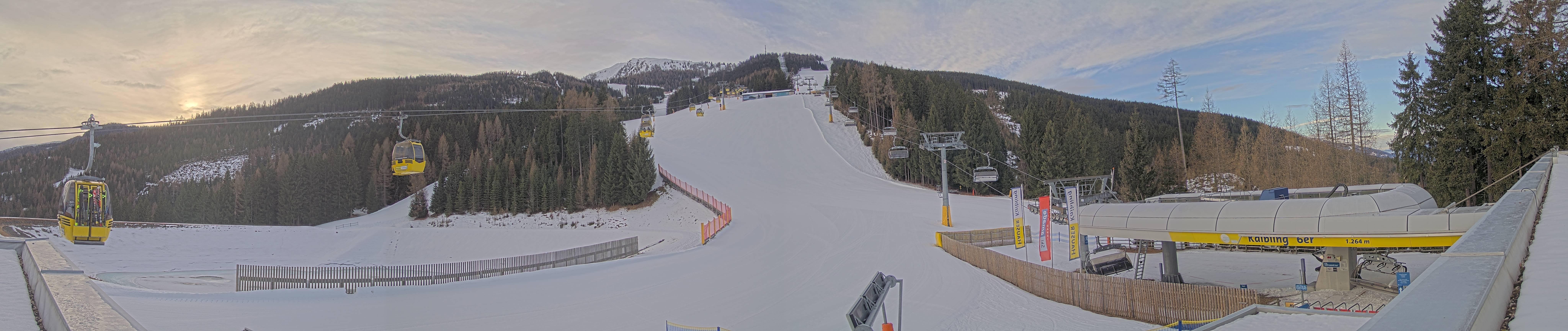 Archiv Foto Webcam Hauser Kaibling: Talstation Kaibling 6er